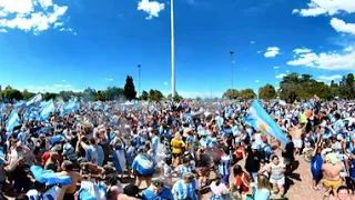 360 ° Argentina Campeón Experiencia Inmersiva de festejos en Rosario