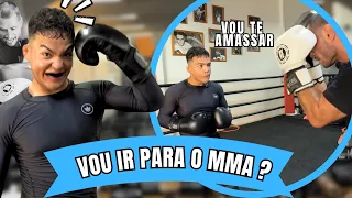 PRIMEIRO TREINO DE BOXE RUMO AO UFC