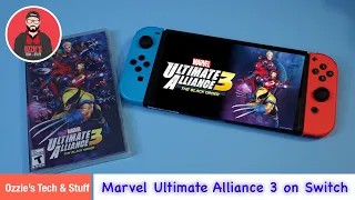 Unboxing and gameplay of Marvel Ultimate Alliance 3 on the Nintendo Switch