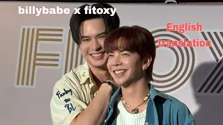 190424: Billybabexfitoxy with English translation ❤️❤️ #bbil1ypn #babiibabe