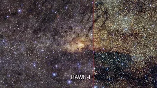 The Milky Way’s central region observed with VISTA and HAWK-I