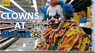 Clowns at Walmart