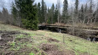 Вечерний коп,на древнем хуторе.