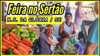FEIRA LIVRE NO SERTÃO Preços da mercadoria Feira de Nossa Senhora da Glória Sergipe sertanejo feira