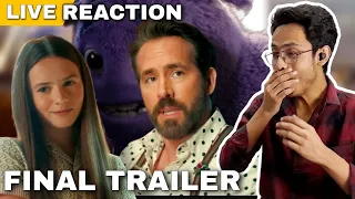 IF | Final Trailer Reaction | Ryan Reynolds | John Krasinski | Steve Carrell | Holly Verse