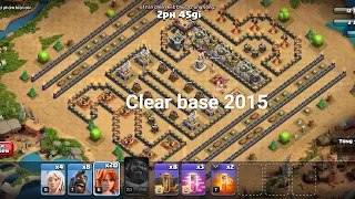 Cách phá base sự kiện 24h năm 2015 trong clash of clan
