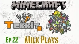 Tekkit - RailCraft - Ep 22: Elevator Rails and Crowbars