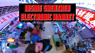 Inside a SHENZHEN electronics market 深圳电子市场内部