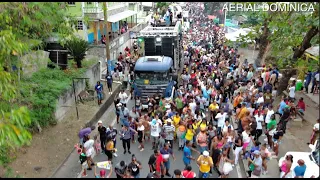 OPENING OF CARNIVAL 2024 in MAHAUT DOMINICA FROM SKY | SIGNAL BAND - AERIAL DOMINICA