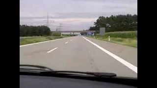 Autobahn Germany M3 BMW V8 2011 at 150MPH