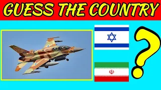 Guess The Country By Fighter Jet| Country Quiz