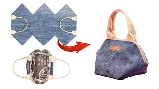 How to sew a special handbag easily and conveniently!