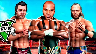 FRANKLIN, MICHAEL y TREVOR EN LA WWE en GTA 5!