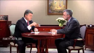 Эксклюзивное интервью Петра Порошенко каналу ICTV