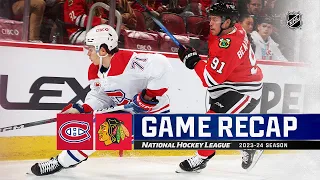 Canadiens @ Blackhawks 12/22 | NHL Highlights 2023