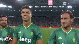 Cristiano Ronaldo,  Andrea Pirlo &  Francesco Totti @ Parita Del Cuore 2019