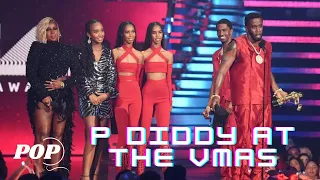 P Diddy Accepts Global Icon Award at 2023 MTV VMAs