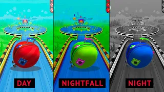 Going Balls - Day vs Nightfall vs Night! Race-318