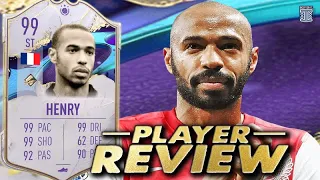 5⭐/5⭐ 99 COVER STAR ICON HENRY SBC PLAYER REVIEW - THIERRY HENRY - FIFA 23 ULTIMATE TEAM