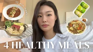 Korean diet vlog | 4 Easy and Healthy meals that helped me lose weight quickly