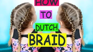 How to dutch braid - hair tutorial for beginners toddler hair