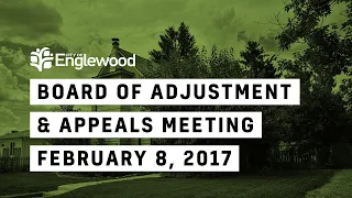 Board of Adjustment and Appeals   08 Feb 2017