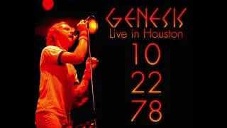 Genesis - Live in Houston - October 22nd, 1978