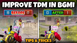 SECRET TIPS & TRICKS TO IMPROVE TDM GAMEPLAY IN BGMI🔥BEST CLOSE RANGE TIPS IN BGMI AND PUBG MOBILE