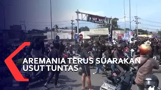 Aremania Kembali Turun Ke Jalan, Blokade Pintu Keluar Tol Singosari