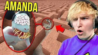 Putting AMANDA THE ADVENTURER in a MAZE... (Scary)