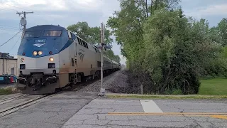 Amtrak Cardinal #50 leaving Dyer, IN (5/16/24)