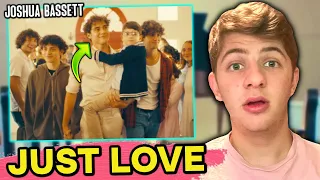JUST LOVE | SONG & MUSIC VIDEO 1ST REACTION!! (JOSHUA BASSETT)