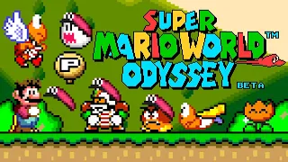 Super Mario World Odyssey (SNES) - SMW Rom Hack (New Gameplay). ᴴᴰ