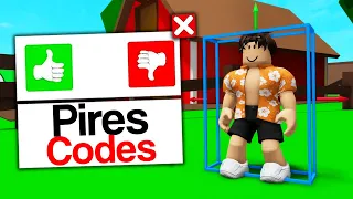 J'AI TESTÉ LES PIRES CODES SUR BROOKHAVEN ROBLOX