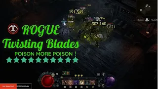 Diablo 4 Season 3 Rogue Twisting Blades Poison Tank NMD Tier 100 & Gauntlet Ready Ready