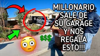 ♻️MILLONARIO SALE Y NOS REGALA ESTO!!😳🤑✅Lo Que Tiran En USA 🇺🇸! Dumpster Diving En California!