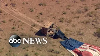 7 people injured after hot air balloon crash l ABC News