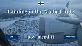 FREEZING DESTINATION | Boeing 737 MAX 8-200 Landing in the Arctic | Rovaniemi | @ryanair