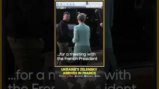 Ukraine's Zelensky arrives in France | WION Shorts