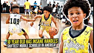 10 Year Old Has INSANE HANDLES! Will Conroy Jr Is SO Shifty Even Steph Curry Is Impressed!