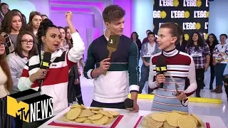 Millie Bobby Brown of 'Stranger Things' Plays 'L'Eggo' | MTV News