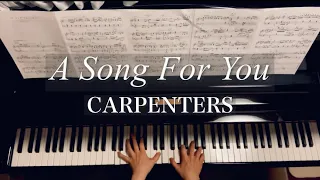 A Song For You/CARPENTERS/ア•ソング•フォー•ユー/カーペンターズ/青山しおり編曲/piano