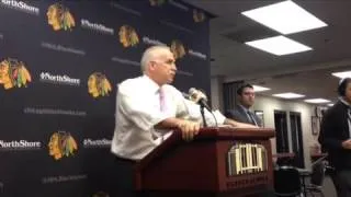 Blackhawks coach Joel Quenneville on the win over St. Louis