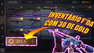 MONTEI UM INVENTÁRIO COM 30 DE GOLD NO STANDOFF 2 😱