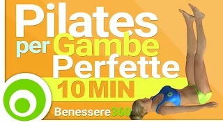 Pilates per Gambe Perfette - Esercizi a Casa - Allenamento Completo - 10 Minuti