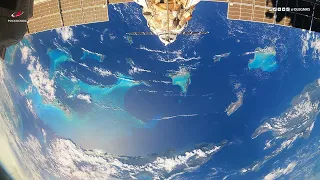 The ISS flies over the Galapagos, Costa Rica and Cuba //View from Space//