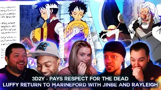 Luffy Return To MarineFord With Jinbe and Rayleigh ! Reaction Mashup