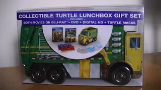 Teenage Mutant Ninja Turtles: Out of the Shadows - Collectible Turtle Lunchbox Gift Set Unboxing!!