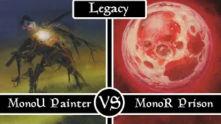 Mono Blue painter VS Mono Red Prison. Legacy MTG