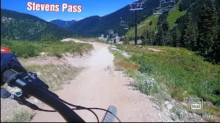 MTB Stevens Pass blue trail Rocker Crusher